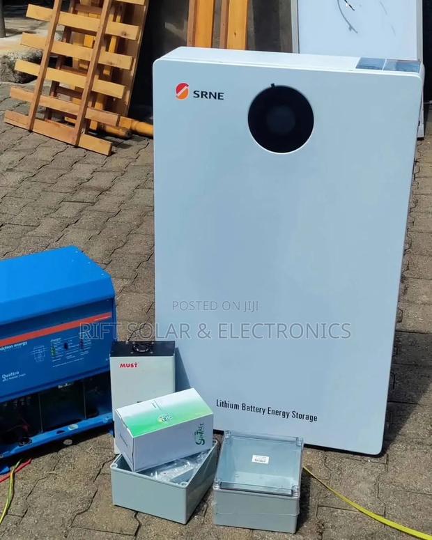 Srne 10kwh - 48v Lithium Ion Solar Battery With Display Screen