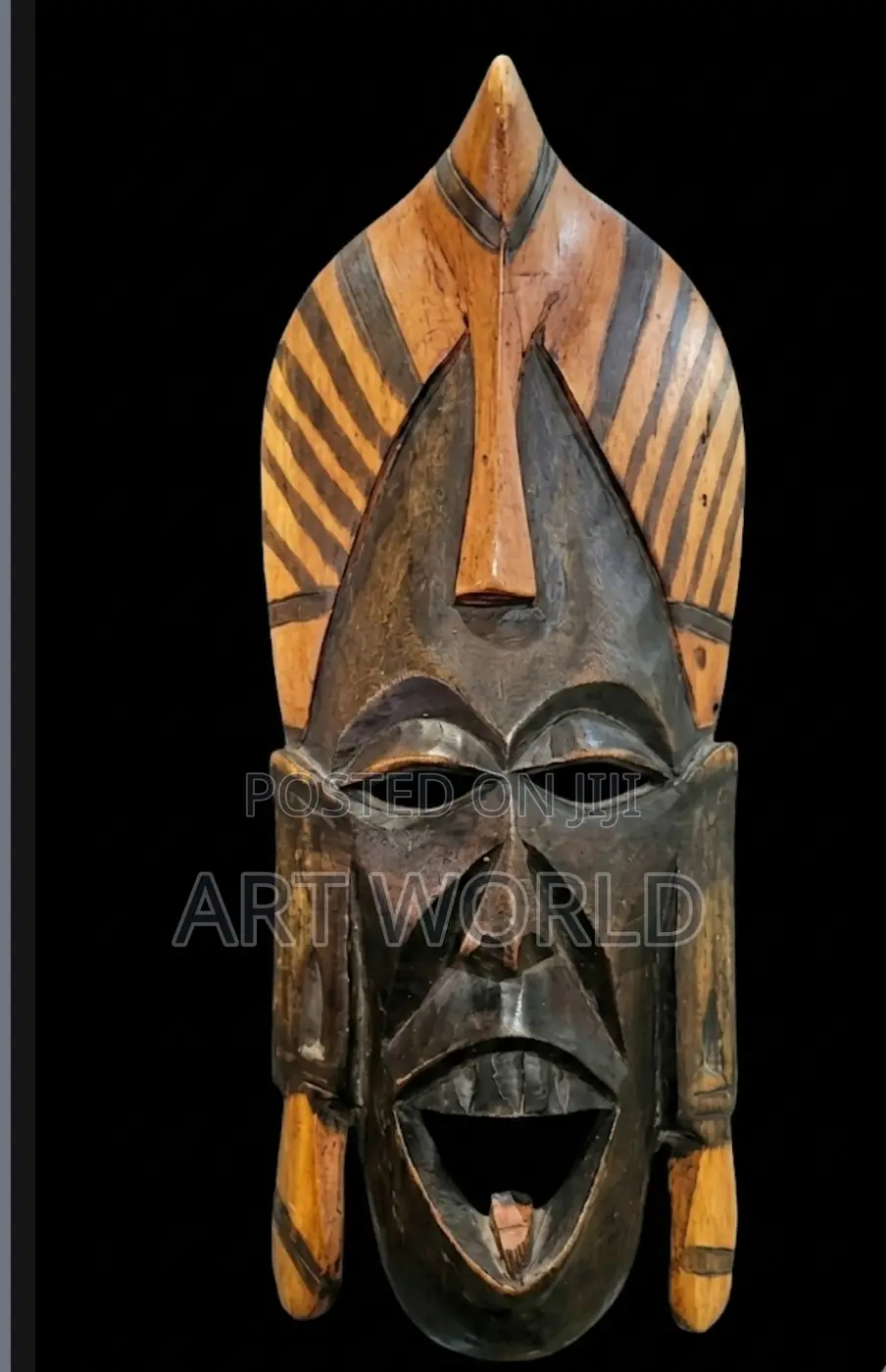 African Face Mask Sculpture
