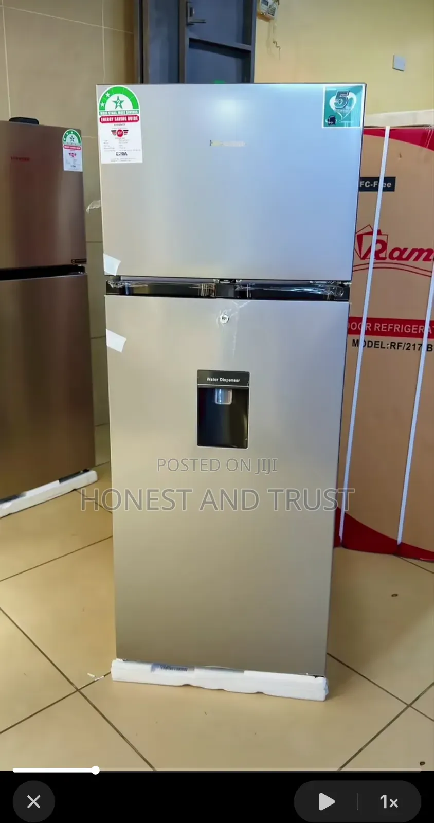 Hisense 205 Double Door Refrigerator