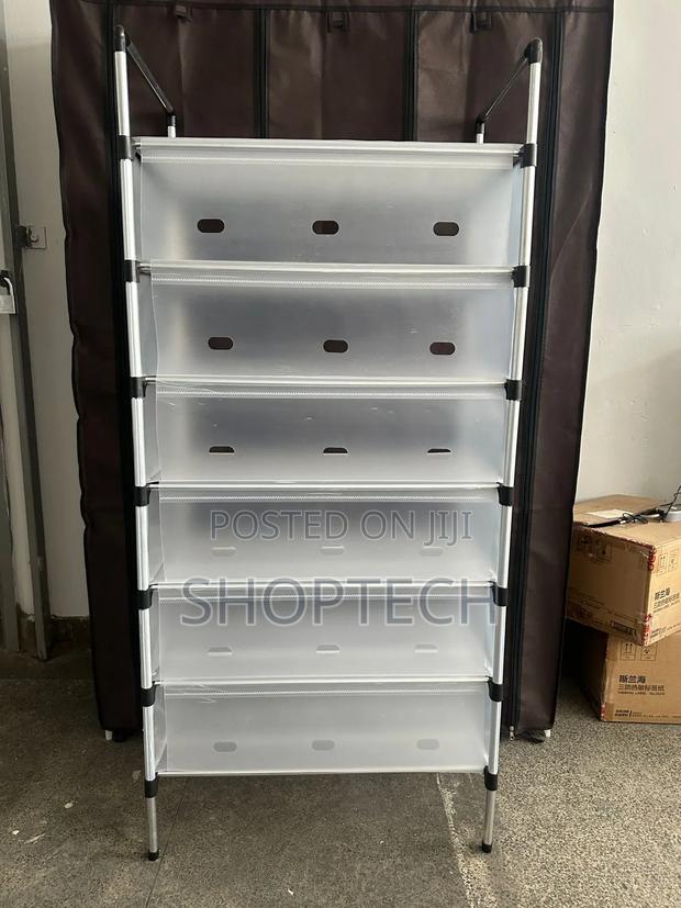 7 Layer Dustproof Shoe Rack - main view