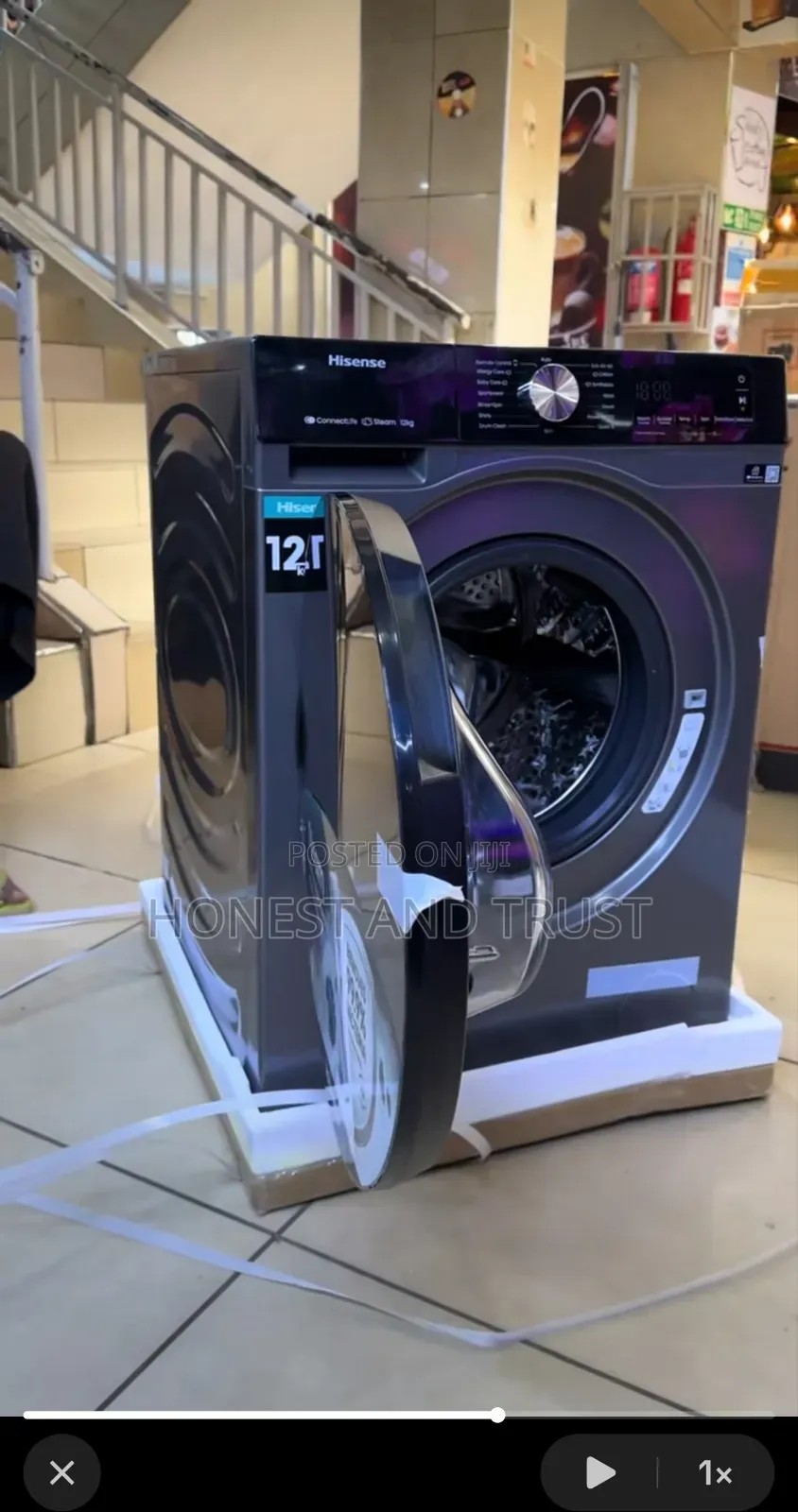 Hisense 12kg Wash and Spin Fully Automatic Washing Machine