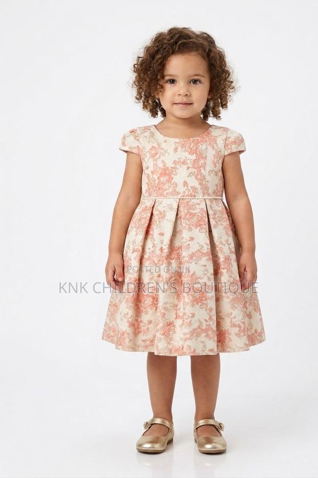 KNK Girls Floral Dress - Pink Floral, Baby Dress
