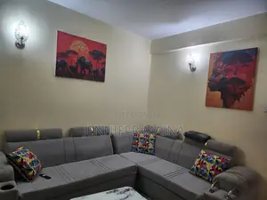 Grey L-Shaped Couch