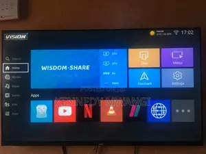 Vision Plus 43” Smart Tv(Slightly Used in Perfect Condition)