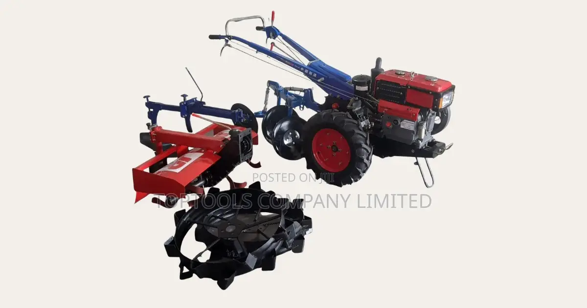 Jd10l Jiadi Walking *Diesel Tractor 10hp With Implements