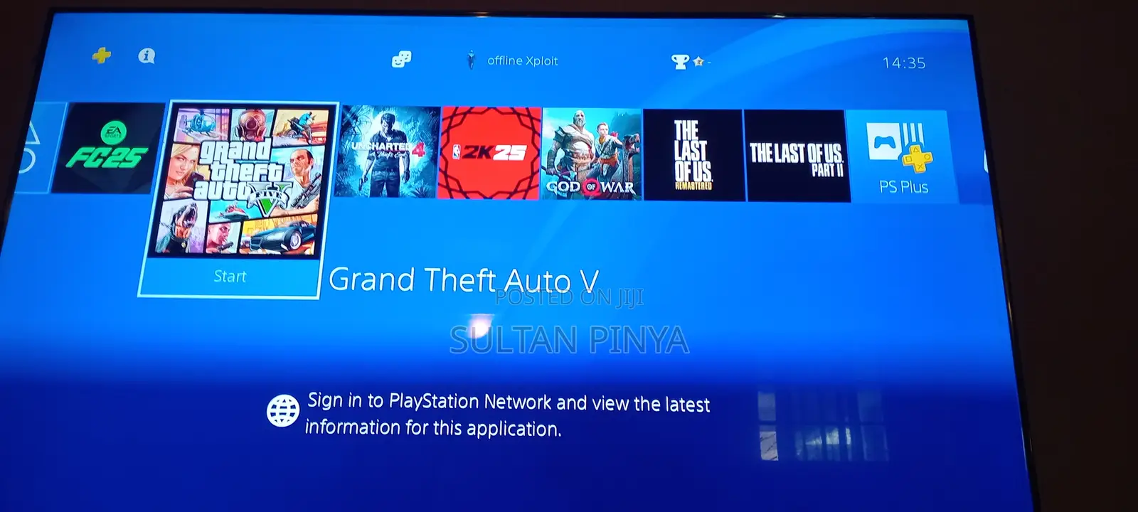 Chipped Ps4 Standard Console With 8 Games