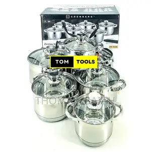 12pcs Edenberg Stainless Steel Cookware Set Eb4036