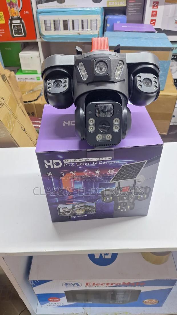 4 G Tripple Lens Solar CCTV Camera - thumbnail 2
