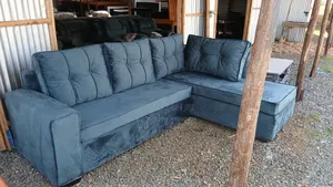 Grey Corner Seat
