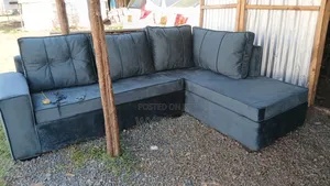 Grey Corner Seat