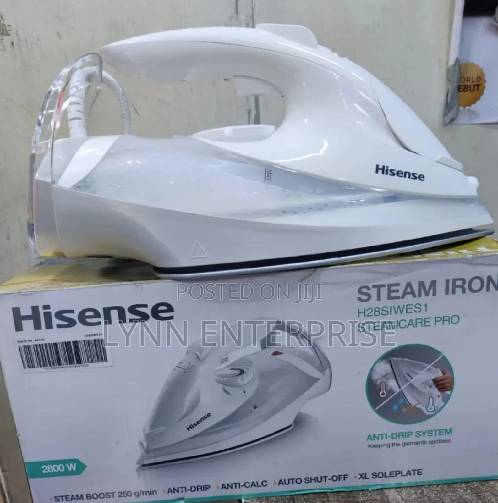 *Hisense Steam Iron 2800w Steamcare Pro