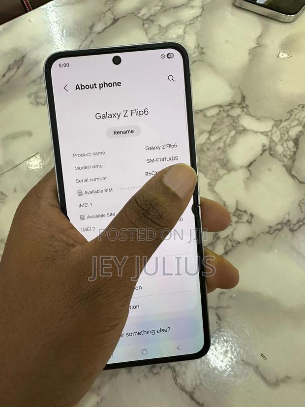 Samsung Galaxy Z Flip6 256 GB Silver - thumbnail 3