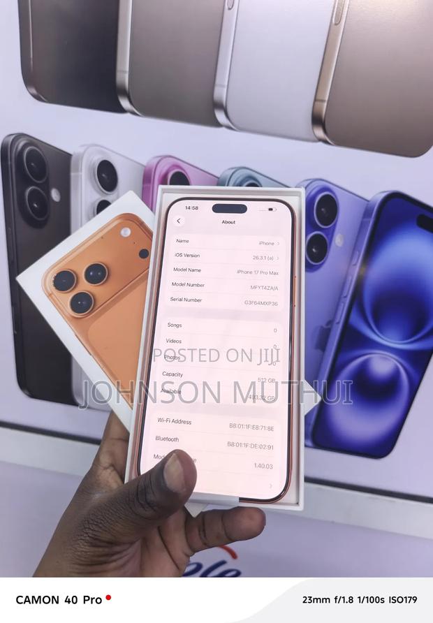 Apple iPhone 17 Pro Max 512 GB Orange - thumbnail 4