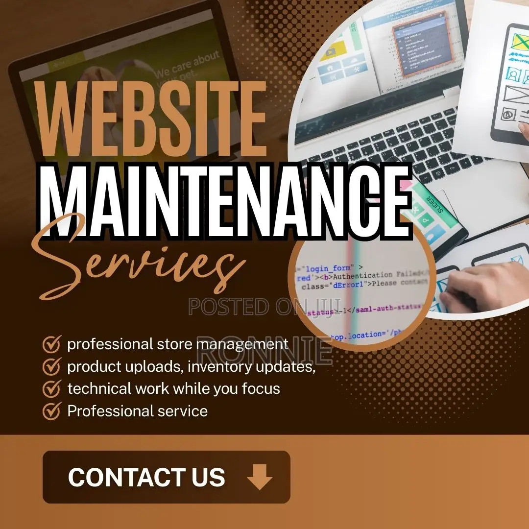 Professional Website Management Maintenance Services Kenya