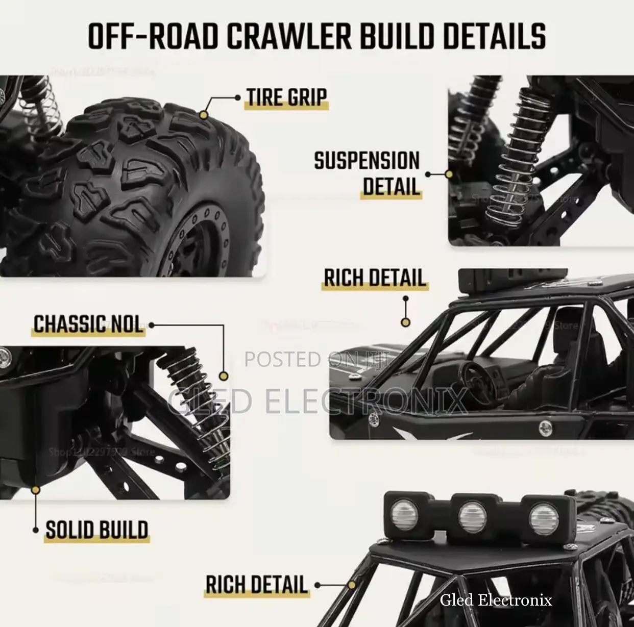 Rock Crawler 4x4 Rc Monster Truck
