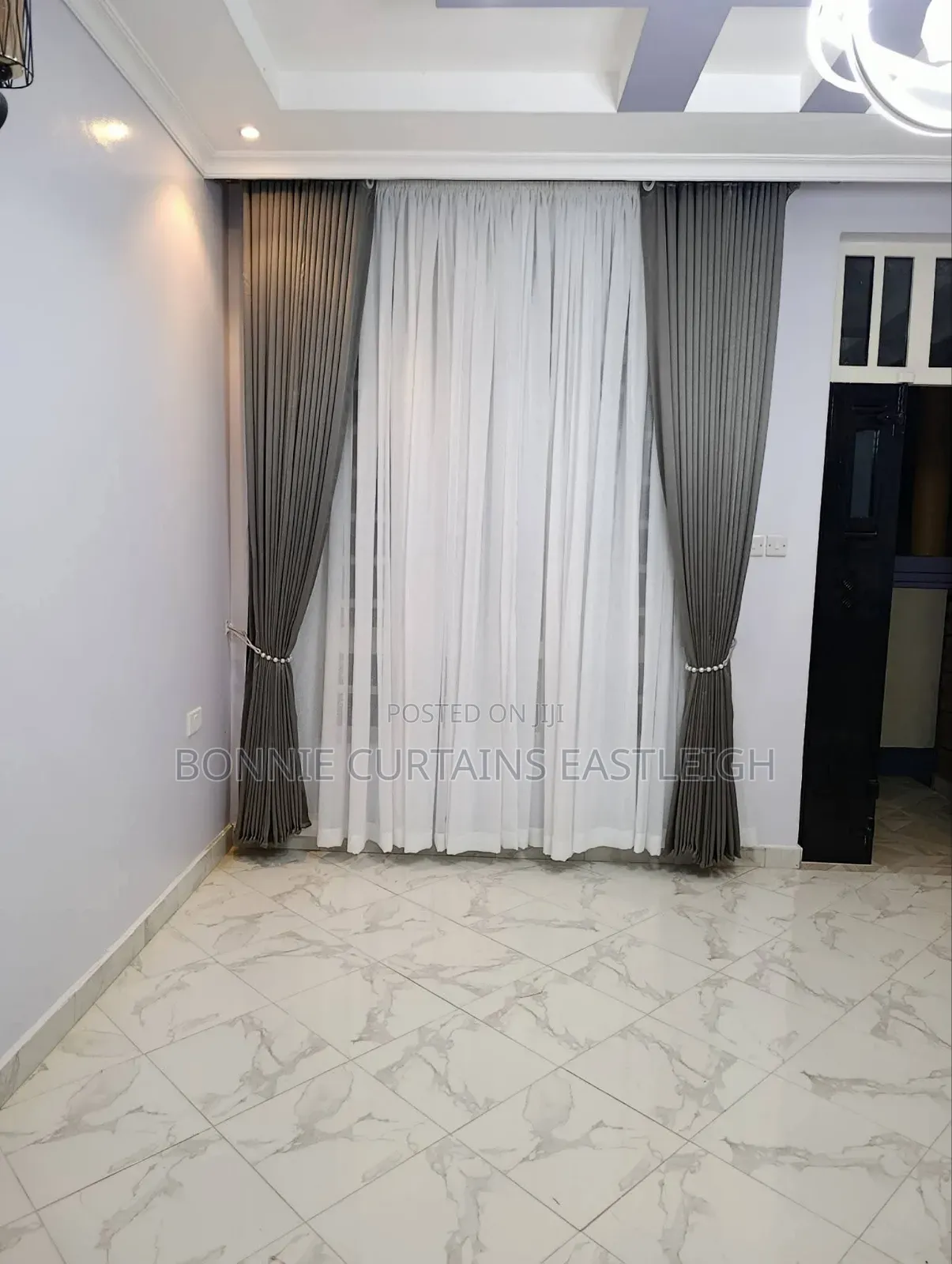 Blue Modern Environmental Curtains and Sheers