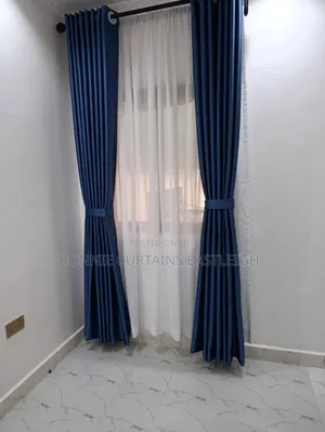 Blue Modern Environmental Curtains and Sheers