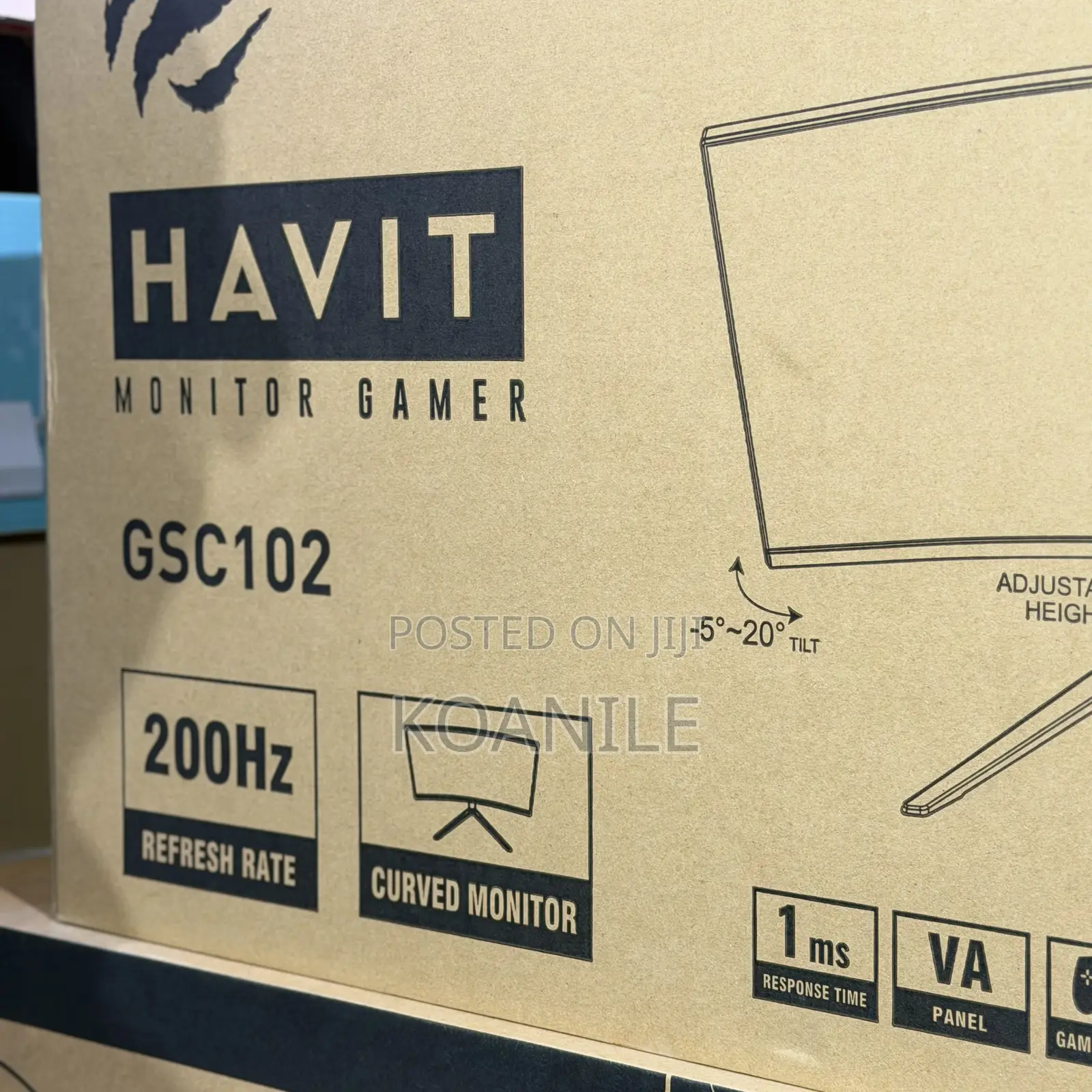 Havit 200hz 27” Curved Gaming Monitor