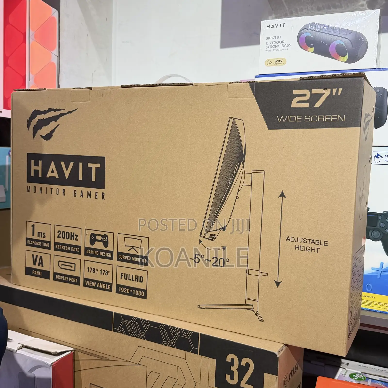 Havit 200hz 27” Curved Gaming Monitor