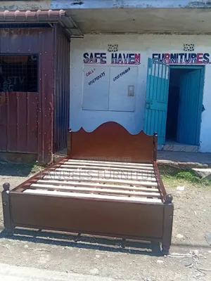 Brown Board Bed