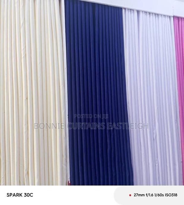 Soft Modern Curtains With Rings