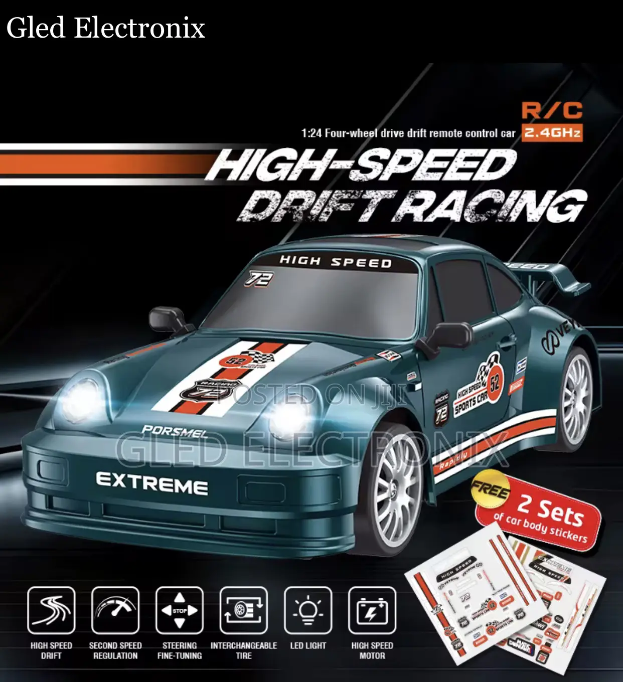 Porsche 911 Gt3 Style Rc Drift Car