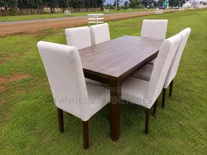White/Brown Dining Table