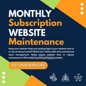 Monthly Website Maintenance Support Plans for Businesses