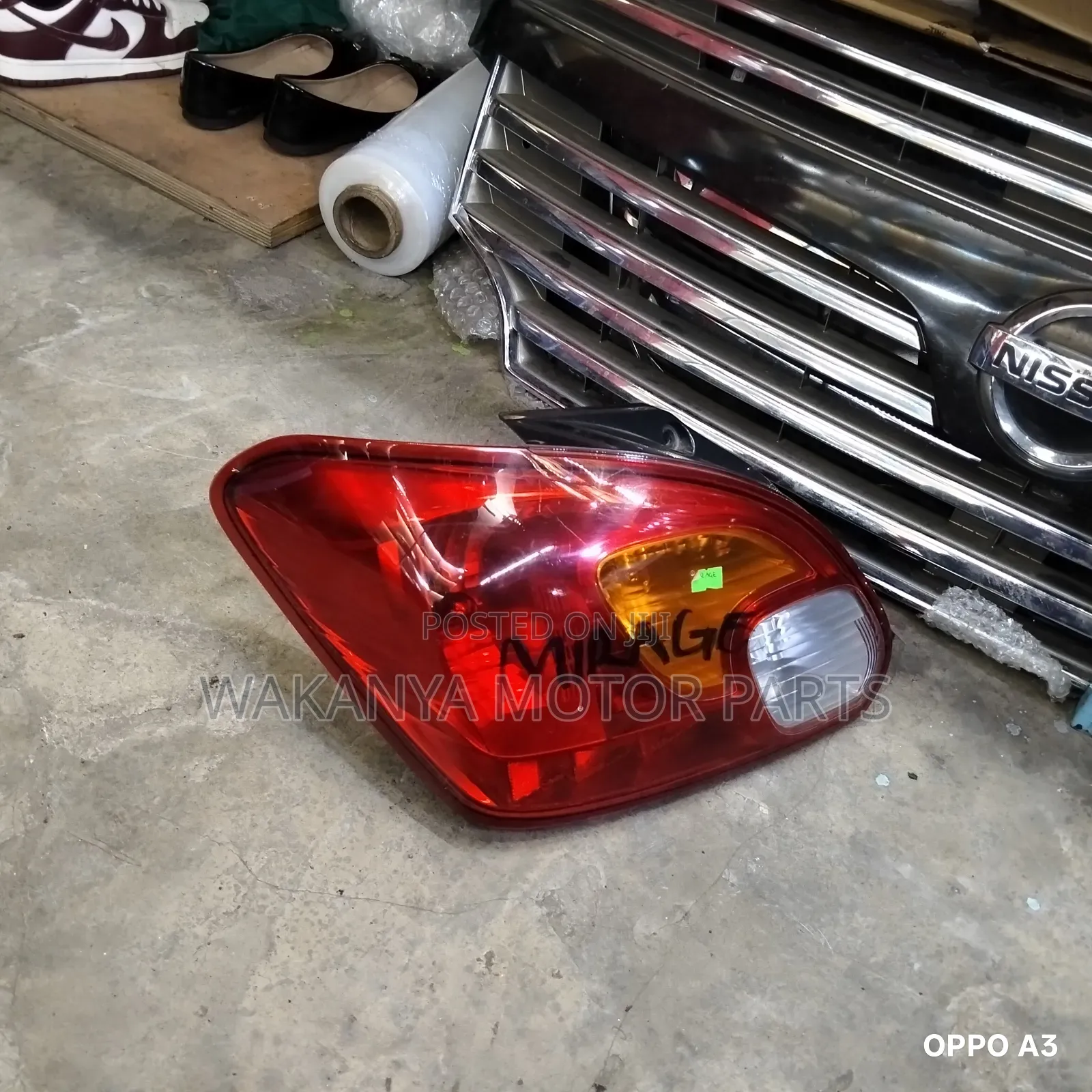 Mitsubishi Mirage Model 2012 Rear Lamp, Clean Original Ex Japan Parts
