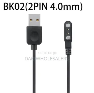 Magnetic Smart Watch *Bk02* Charging Cable
