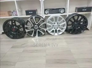 17 Inch and 18 Inch Rims -Black and Silver