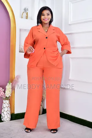 Elegant Skyblue 2pc Suit