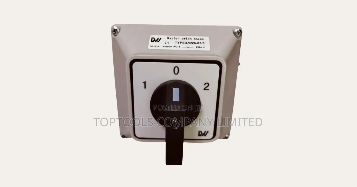 Master Switch Box 63amps Ac