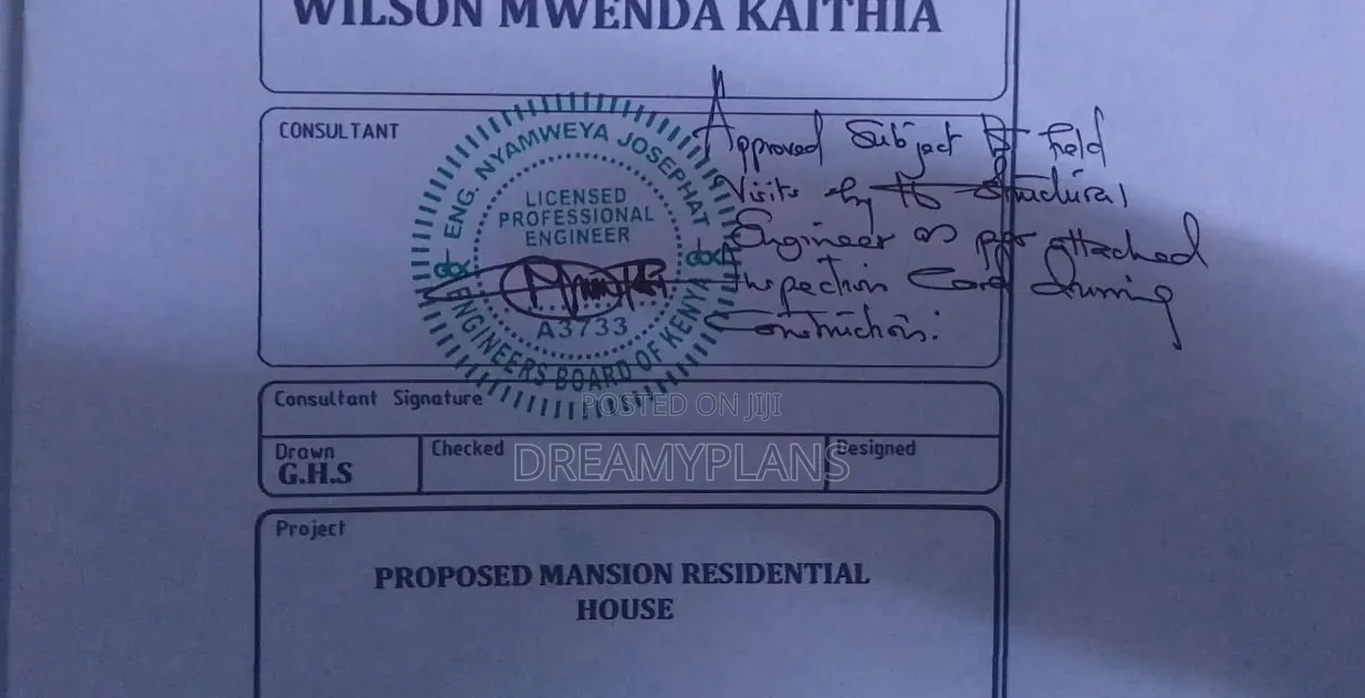 Licence Stamp Approval Services (Kenya Construction Sector)