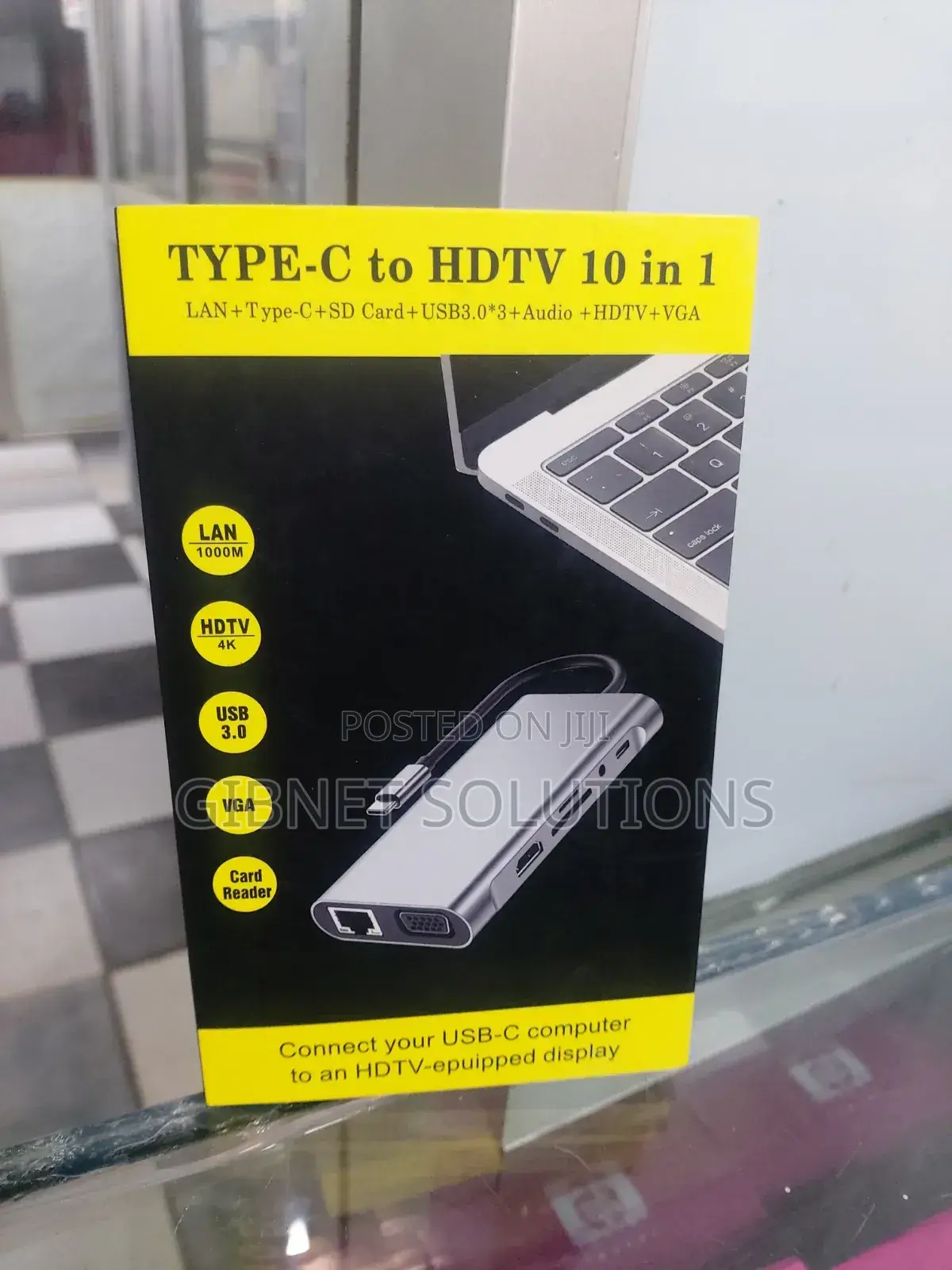 Type C to HDTV 10 in 1 Adapter