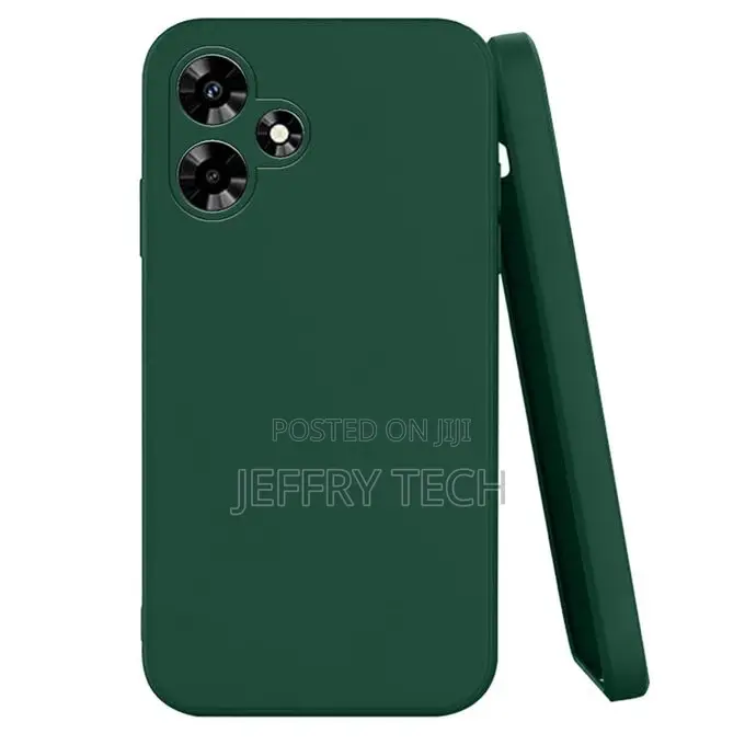 Infinix Hot 30i Green Soft Silicone Slim Phone Case - Anti-Slip, Shock