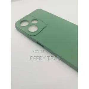 Infinix Hot 30i Green Soft Silicone Slim Phone Case - Anti-Slip, Shock