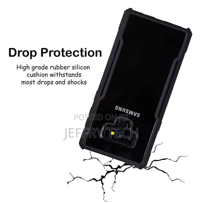 Airedge Hybrid Tpu Bumper Case for Samsung Galaxy Note 9 - Transparent
