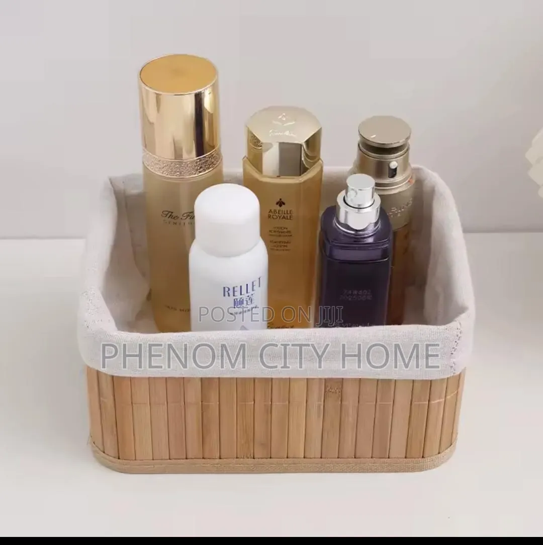 Aesthetic Bamboo 3 Storage Baskets