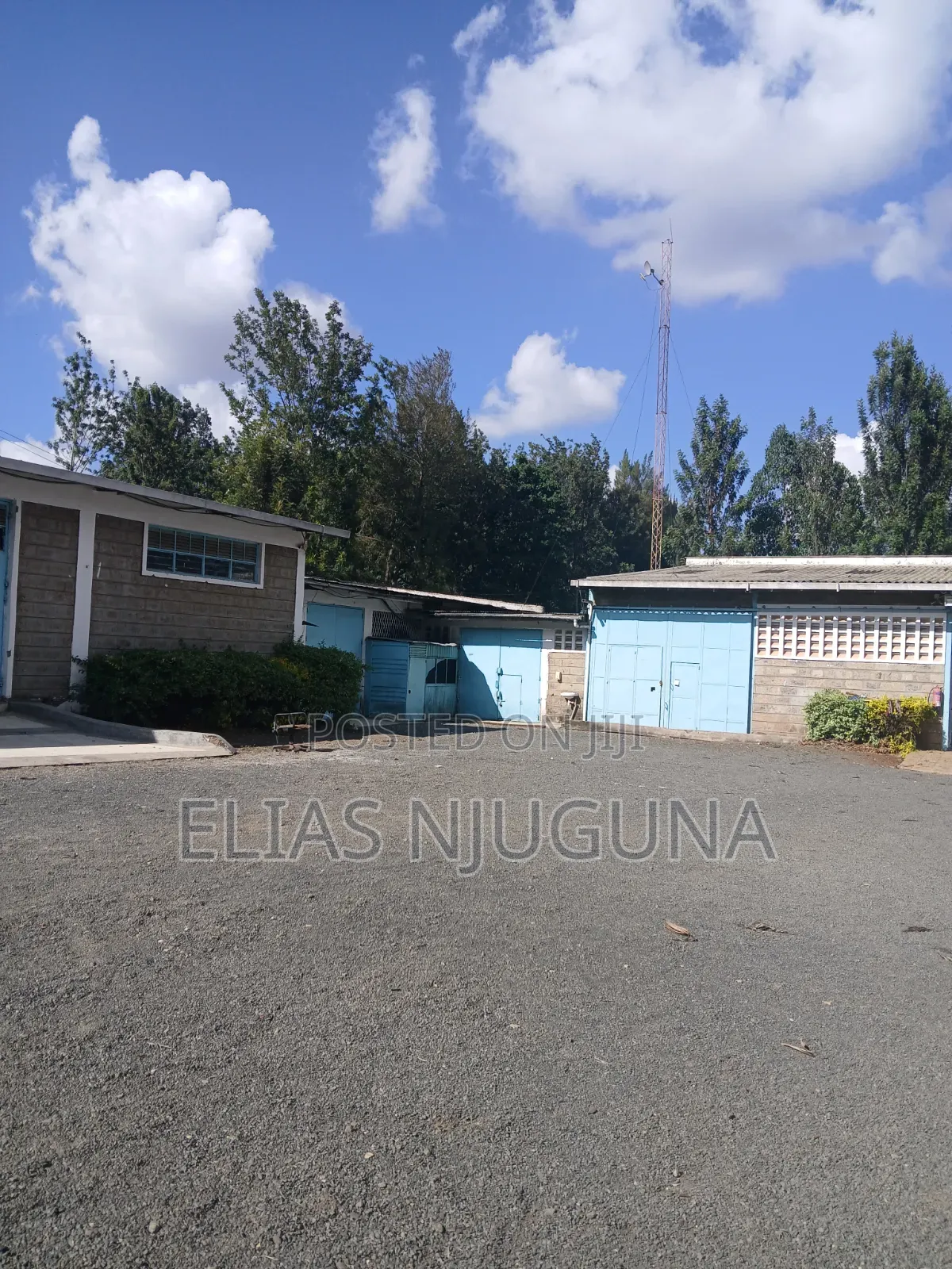 100ft×80ft Kasarani Plot for Rental, Off Thika Rd, Fenced, Godown.