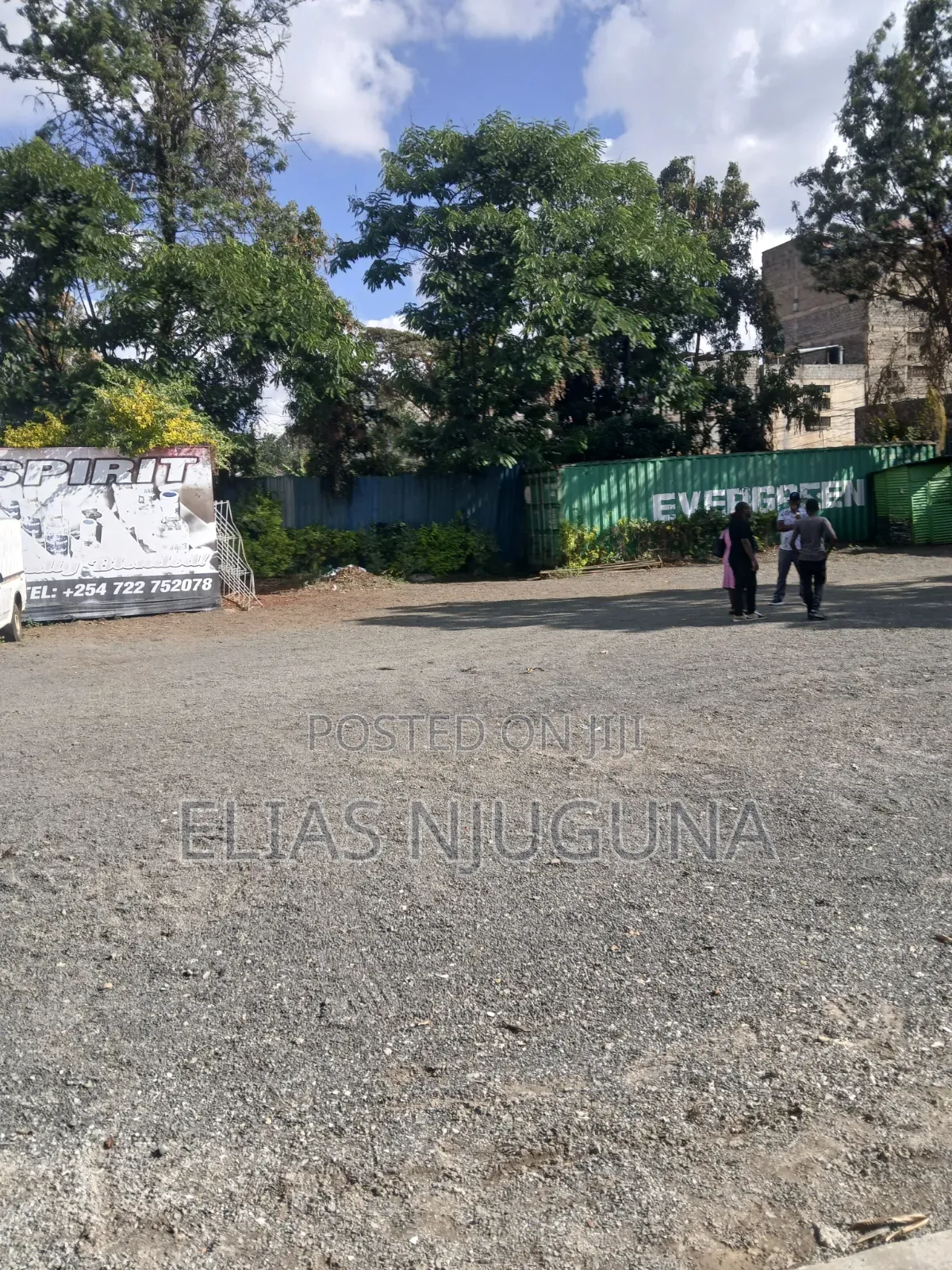100ft×80ft Kasarani Plot for Rental, Off Thika Rd, Fenced, Godown.