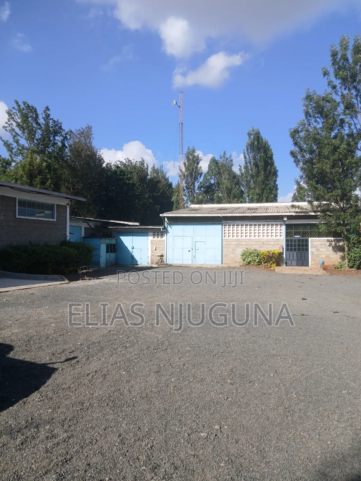100ft×80ft Kasarani Plot for Rental, Off Thika Rd, Fenced, Godown.