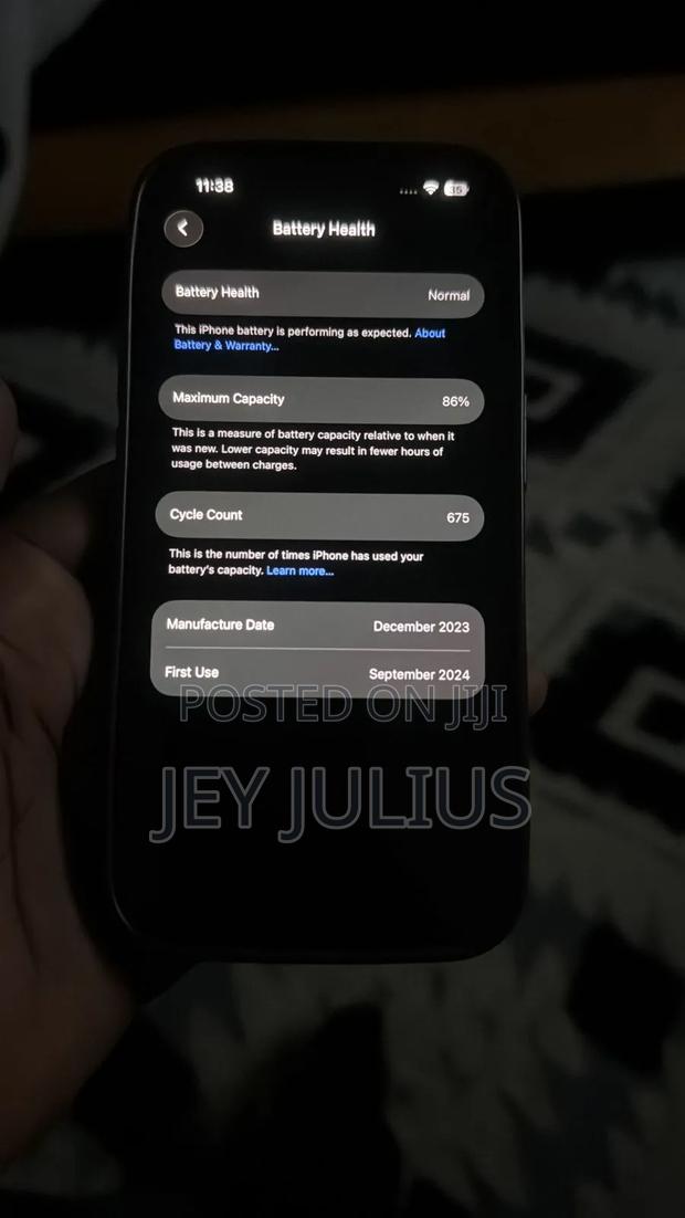Apple iPhone 15 128 GB Black - thumbnail 3