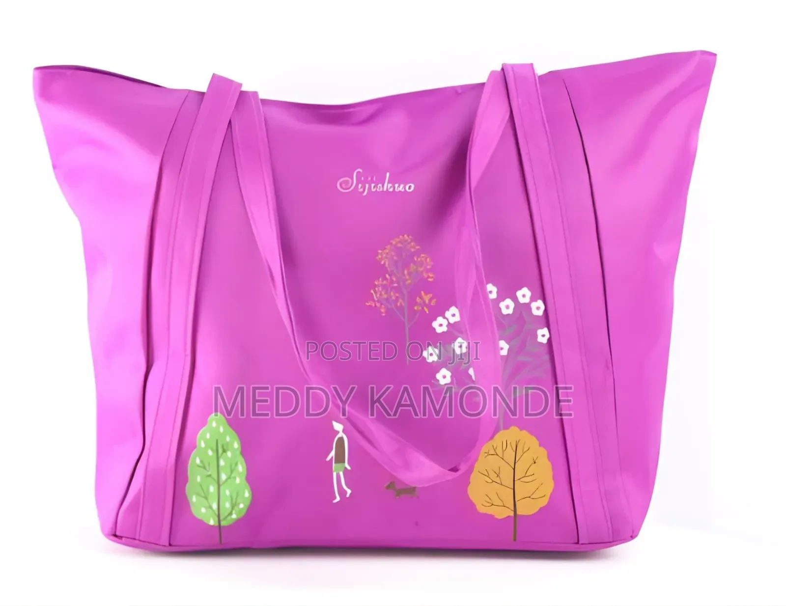 Sunny Pink Floral Bag
