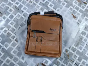 Unisex Jeep Leather Bag