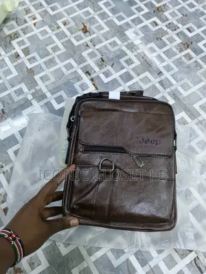 Unisex Jeep Leather Bag