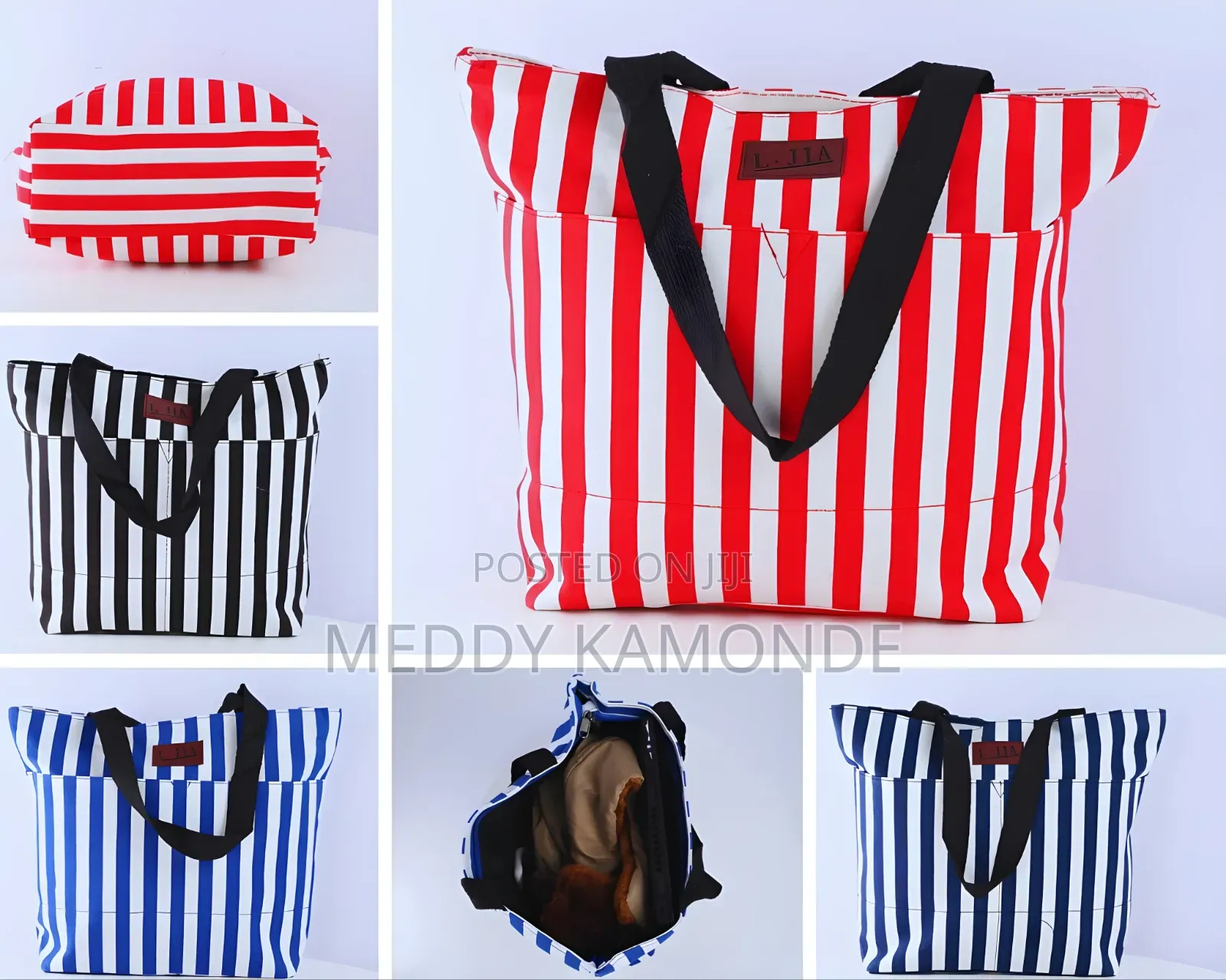 Red Stripe Handbag