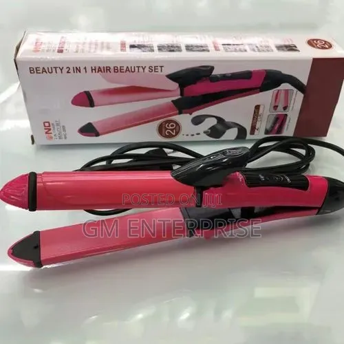 Nova 2-in-1 Hair Styling Flat Iron and Tong
