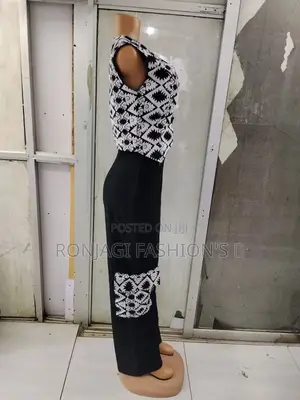 Embroided Cargo Pant With a Half Coat