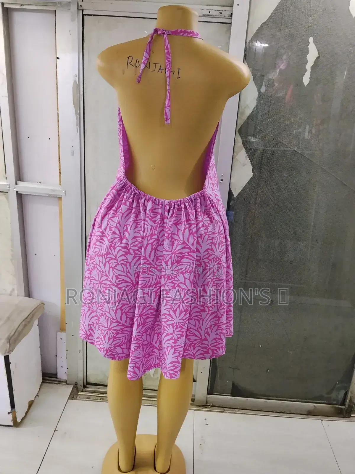 Sun Dress Backless Dress